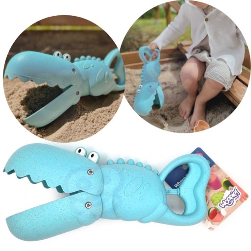 LOPATKA ZBERAČ PIESKU HRAČKA DO VODY PRE DETI DINOSAUR KROKODÝL BIO
