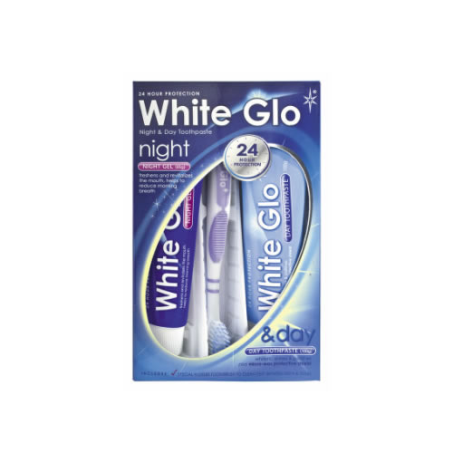 WHITE GLO Night & Day 24h ochrana Set 2x 65