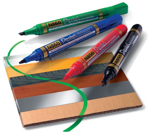 PERMANENTNÝ ZNAČOVAČ N850 okrúhly ZELENÝ PENTEL