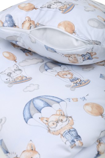 OBLIEK NA VANKÚŠ 40x60 cm BAVLNA 100% JASIEK BABYMAM Zips