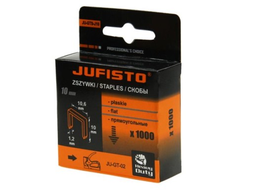 ŠTINKY TYPU J 10 x 10,6 x 1,2 mm 1000 ks PRE PREBERATEĽA