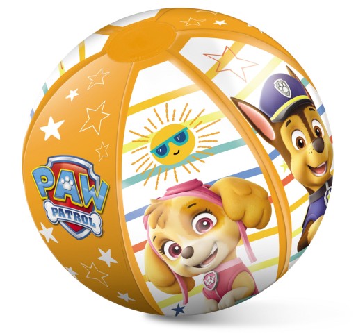 MONDO nafukovacia plážová lopta pre deti Paw Patrol