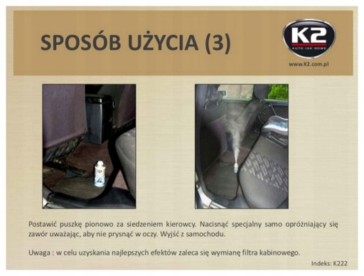 T3M42 K2 KLIMA FRESH FOGENTILIZER PRE KLIMATIZÁCIU K