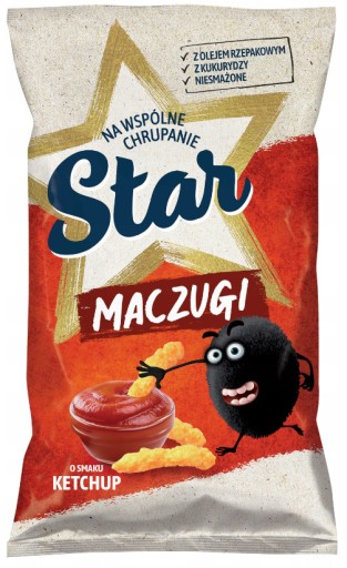 STAR Maczugi kukuričné lupienky s paradajkovým kečupom 80G