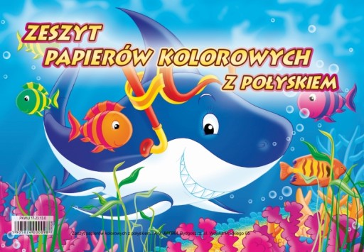 Zápisník z lesklých farebných papierov A4/10k. Kre