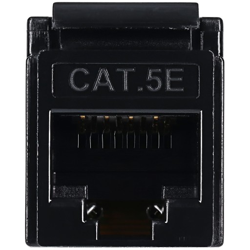 Keystone Modul RJ-45 LAN zásuvka CAT.5E čierna