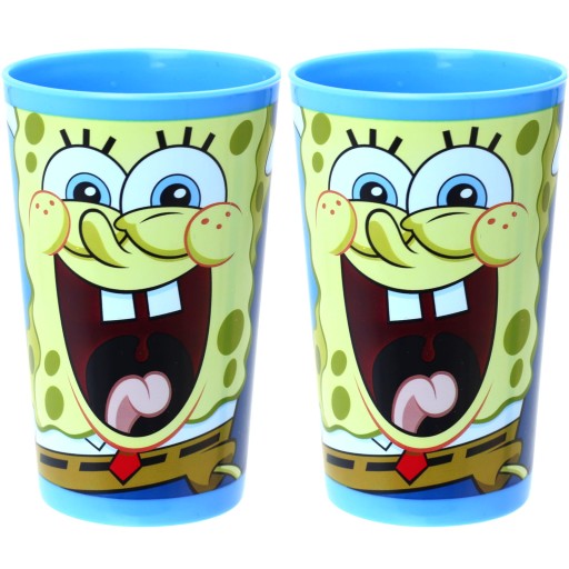 Plastové poháre pre deti SpongeBob 240ml 2 ks.