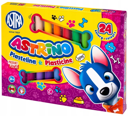 PLASTICINE 24 FAREB so psíkom ASTRINO ASTRA