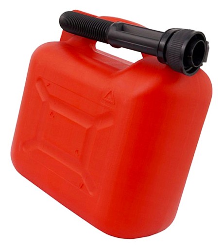 Z7T92 Plastový kanister na palivo, 5L, červený