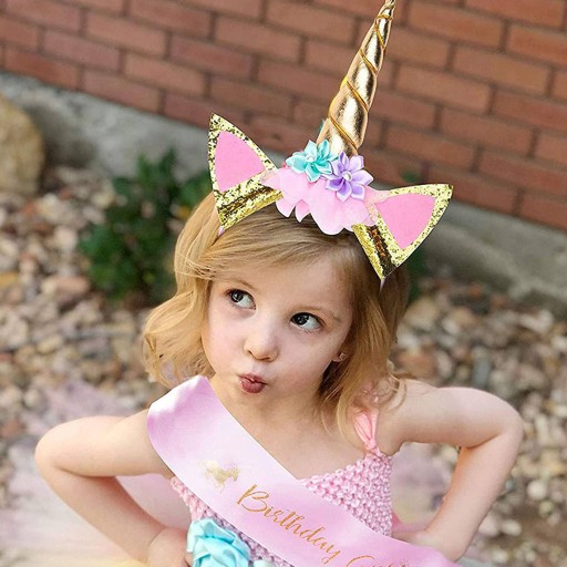 ČELENKA PRE DIEVČATVO JEDNOROŽEC HORN UNICORN PROM ŠATY