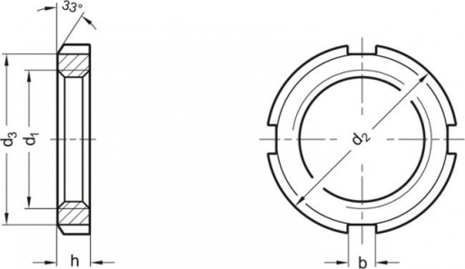 SÚSTRUŽNÁ MATICA LOŽISKA S DRÁŽKOU M10X1 POZINKOVANÁ