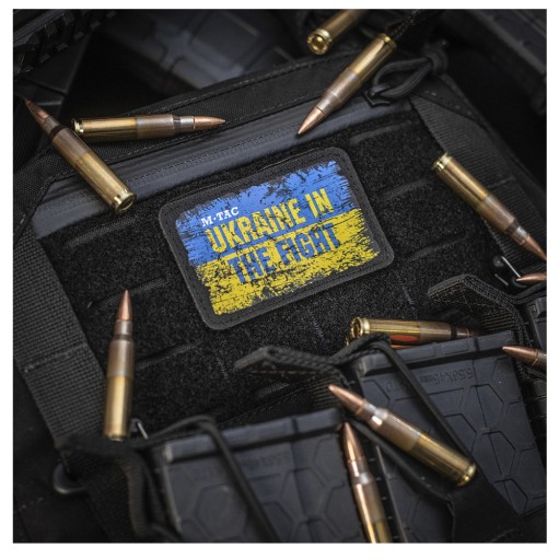 PATCH Ukrajina v boji 80X50 mm M-Tac VELCRO