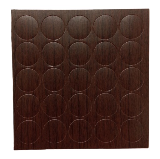 Samolepiaca čiapočka 14mm WENGE AMARI 343
