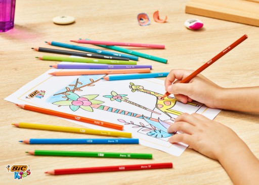 BIC KIDS TROPICOLORS CERUŽKOVÉ PALUBKY ODOLNÉ PRE DETI, BEZPEČNÉ x24
