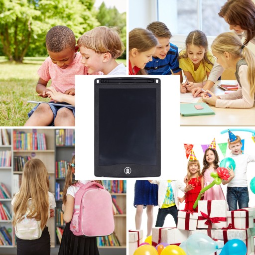 GRAFICKÝ TABLET s popisom, tabuľka, stylus, 19x28,5 pre deti, na kreslenie, 12'