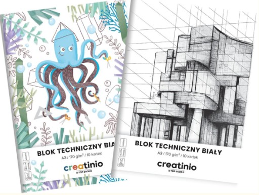 CREATINIO TECHNICAL BLOCK A3 BIELY 10 listov 170G