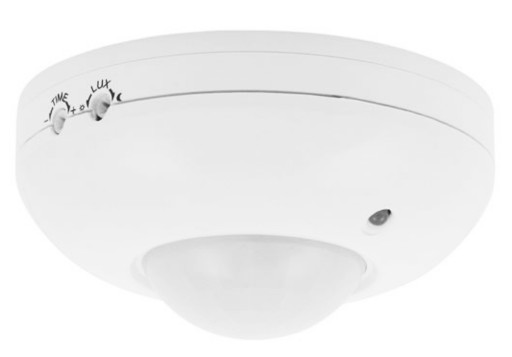 Pohybový senzor 1200W 360 stupňov. ZONA JQ-37-W IP20 biela KANLUX