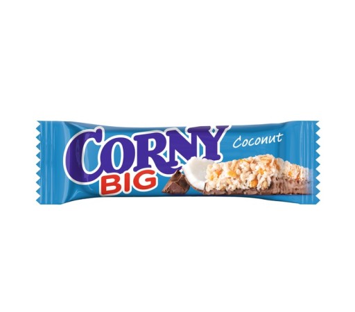 CORNY CEREÁLNA KOKOSOVÁ ČOKOLÁDA 50g DÁTUM: 28.07.2024