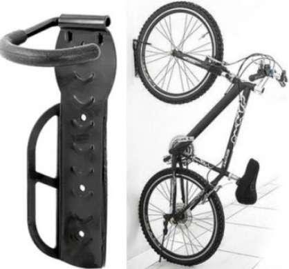 DRŽIAK NA BICYKLE VEŠIAK NA BICYKEL NÁSTENNÝ HÁK SILNÝ do 30 kg + kolíky