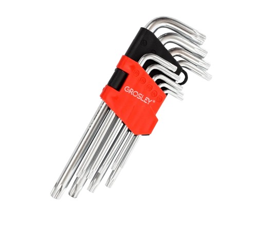 SADA 9 KUSOV DLHÝCH KĽÚČOV TORX LOCK LOCK