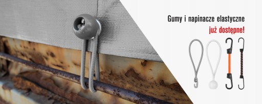 ELASTICKÉ GUMOVÉ KÁBLE UPEVŇUJÚCE HÁK NA PLACHTY NA BATOŽINU