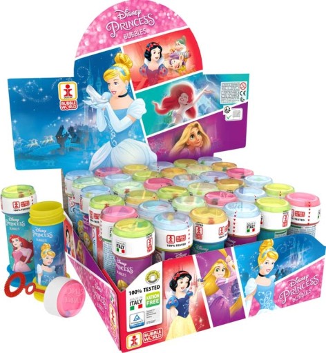 PRINCESS DISNEY PRINCEZNÉ MYDLOVÉ BUBLINY 60 ml