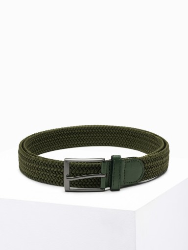 Klasický pánsky opasok 830A khaki