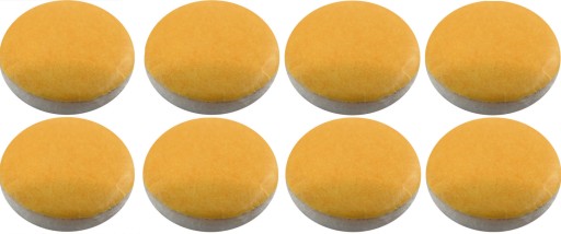 PLSTENÉ PODLOŽKY PLSTENÉ PRE SKRIŇOVÝ NÁBYTOK 40MM 8KS BIELY