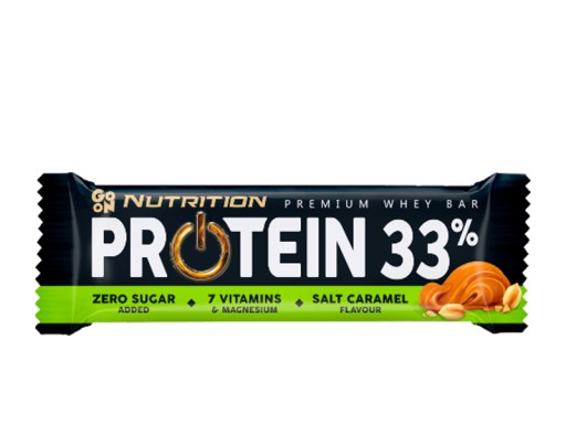 GO ON NUTRITION PROTEÍNOVÁ TYČINA 33% 50G PROTEÍNOVÁ TYČINA REGENERÁCIA HMOTY ENERGIA
