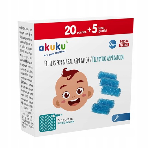 AKUKU HYGIENICKÉ FILTRE DO ASPIRÁTORA 25 KS