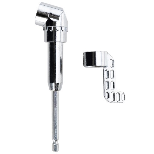 Uhlový adaptér s predĺžením pre skrutkovač, HEX nástrčná násada, 1/4'' kľúč