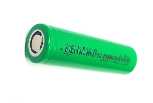 Batéria Cell Eve INR18650 25P 2500mAh 20A 1 ks.