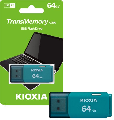 KIOXIA 64GB USB 2.0 kľúč Hayabusa U202 AQUA