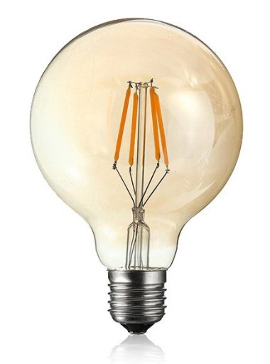 E27 LED FILAMENT 4W WARM VINTAGE G80 žiarovka