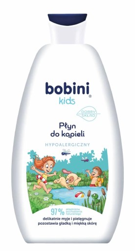 BOBINI KIDS Detský tekutý kúpeľ do kúpeľa HYPOALERGÉNNY, 500 ml