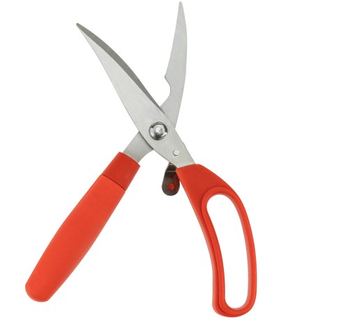 KUCHYNSKÉ NOŽNICE NA HYDINU Mäso Ryby NOŽNICE OCEĽOVÉ 24cm Ostré na strihanie