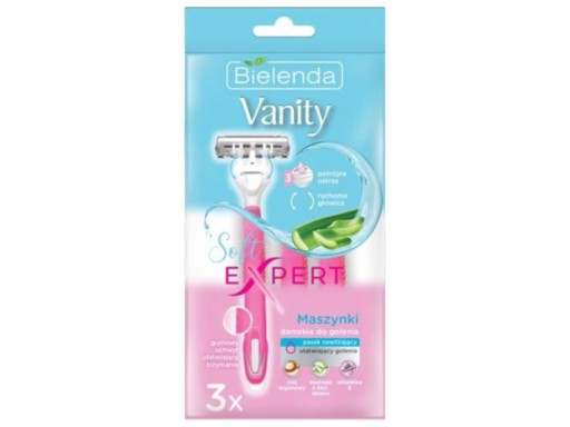 Bielenda Vanity Soft Expert Dámske holiace strojčeky, 1 balenie - 3 ks