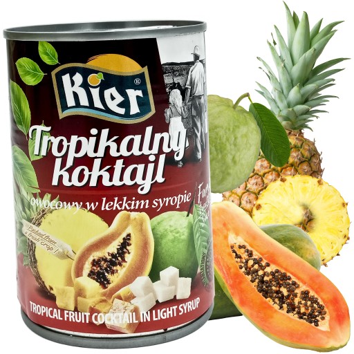Tropický OVOCNÝ KOKTEJL 425g v sirupe LIGHT