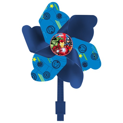 Modrý ventilátor na volant Avengers