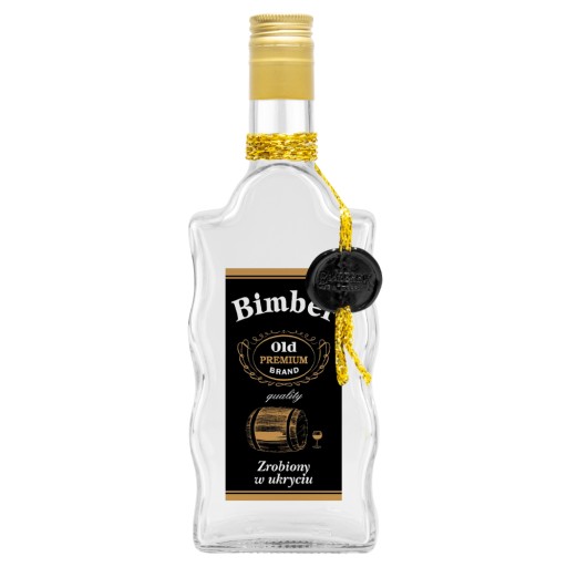 FĽAŠA VLNA 500ML DEKORATÍVNE BIMBERS LIKERY SVADOBNÉ