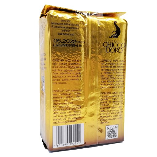 Chicco D'Oro mletá káva 250 g