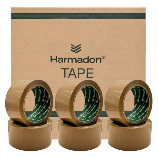 HNEDÁ BALiaca PÁSKA HarmadonTape ECO SOLVENT HNEDÁ PÁSKA 48 mm x 66 m