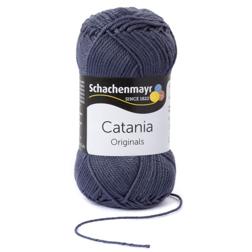 50g priadza 100% bavlna Catania tmavo šedá 393
