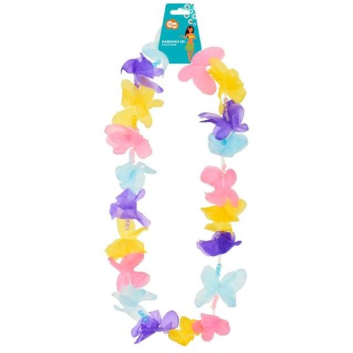 HAVAJSKÝ náhrdelník, farebný mix, ALOHA BUTTERFLYS