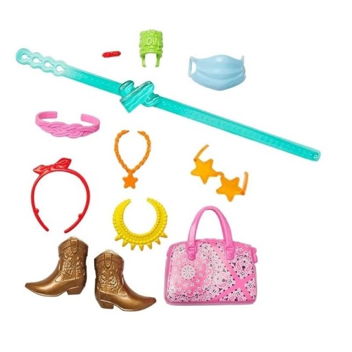 BARBIE OBLEČENIE DOPLNKY Fashion Western pack HBV44 GWC28