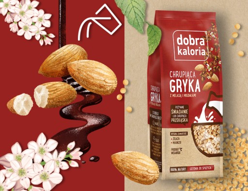 Výživné raňajky chrumkavá pohánková melasa a mandle + železo horčík VEGE