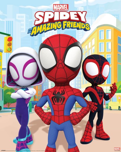 Plagát Spidey And His Amazing Friends 40x50 cm
