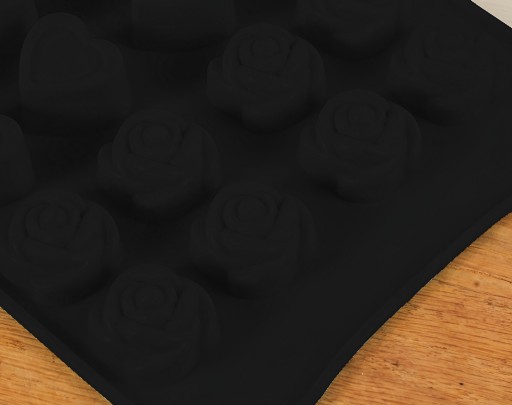SILIKÓNOVÁ FORMA NA ČOKOLÁDY, PRALINE ĽAD, 3 V 1, 24 KOCIEK
