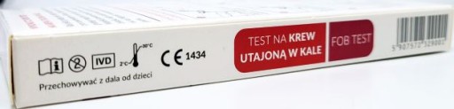 DOMÁCI TEST NA OKULTNÚ KRVI VO FOB TESTE ZA 5 MINÚT