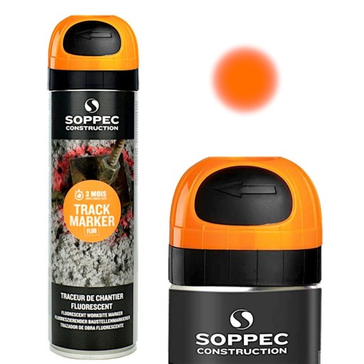 SOPPEC Track Marker geodetická farba 1 ks. POMERANČ 500ml